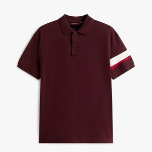 เสื้อโปโลผู้ชายผ้าฝ้าย 100% ปักโลโก้ตามสั่ง OEM เสื้อโปโลลำลองสำหรับเล่นกีฬา ขายส่ง - Product Image 1