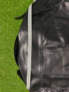 Men <b>Winter</b> Plain Dyed <b>Leather</b> <b>Jacket</b> Casual Long Sleeve Slim Fit Stand Collar Two Pocket Outerwear for Office Daily Wear - Product Image 3