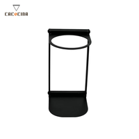 Support pliable léger pour filtre à café en alliage d'aluminium pour la préparation du café en extérieur et en voyage, noir/argent, assortiment