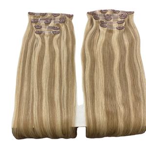 Venta al por mayor de pelo liso de hueso Color de pelo natural con alta calidad de Vietnam Genius weft - Product Image 6