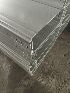 SS 304 cable tray, galvanized hot-dip zinc metal cable tray, stainless steel wire duct, <b>ladder</b> type large-span cable tray - Product Image 3