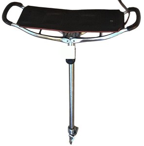 Siège de marche confortable personnalisé de haute qualité avec embout en caoutchouc, chaise médicale portable en acier avec poignée droite pour la randonnée - Product Image 4