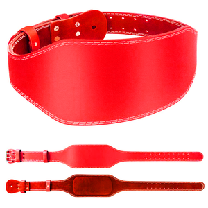 Wholesale Custom Leather Weightlifting Belt Adjustable Workout Back Support Gym <b>Training</b> Belt - Product Image 5
