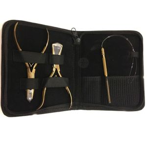Ensemble d'outils pour extensions de cheveux noir et or - Ensemble d'outils pour extensions de cheveux Melia - Kit d'outils pour extensions de cheveux Beauvoir - Product Image 6