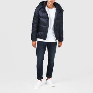 Veste matelassée à capuche pour homme, coupe-vent, col rond, manches longues, qualité supérieure, écologique, prix abordable, style urbain - Product Image 4