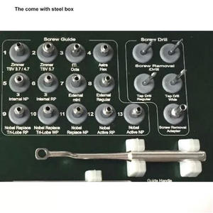 Health Medical Instruments Advanced Dental Fixture & Screw <b>Removal</b> Kit with steel <b>box</b> Dentist set CE Instrument Set REEAX - Product Image 4