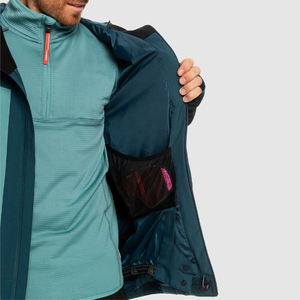 Chaqueta de esquí y snowboard para hombre, superventas de invierno, para exteriores, con capucha impermeable, cuello alto, cremallera transpirable y características térmicas, MOQ bajo. - Product Image 4