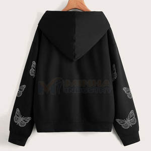 Fabricante de Pakistán, Sudaderas con Pedrería de Alta Calidad, Sudadera con Pedrería Más Vendida, Nuevo Diseño de Sudaderas con Pedrería - Product Image 2