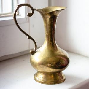 Vase moderne en laiton |   Vase à fleurs décoratif design pour intérieurs - Product Image 1