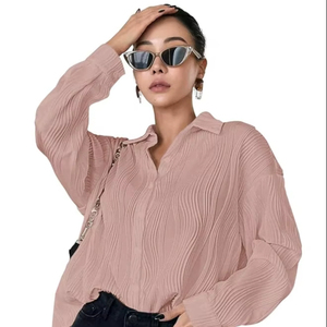 Camisa Larga Oversize Personalizada para Mujer, Estilo Occidental, Holgada, Informal, Fabricante y Proveedor OEM - Product Image 1