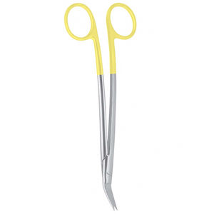 Tijeras Iris con Hoja Curva Recubierta, Tijeras de Corte Preciso de Alta Calidad, Tijeras Médicas para Vendajes, para Hospital - Product Image 5