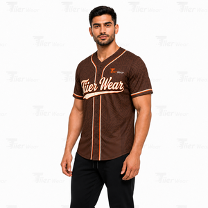 Camiseta de Béisbol para Hombre, Estilo Universitario, Tejido Deportivo de Primera Calidad, Manga Corta, Uniforme de Equipo Clásico - Product Image 2