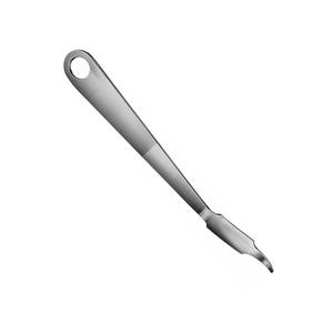 Palanca de Hueso Curva de Alta Calidad, 240 mm, Punta Afilada 9-12, Ancho de Mandíbula 4.1 mm, Ancho de Mordaza 17 mm, Acero Inoxidable, Apta para Autoclave, Certificación CE - Product Image 2