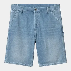 Wholesale Summer High Street Baggy <b>Jean</b> Shorts Custom Logo Premium Solid Color Denim Shorts For <b>Men</b> - Product Image 4