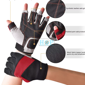 Guantes Profesionales para Deportes Acuáticos con Palma Antideslizante, Tejido Elástico Transpirable y Cierre Seguro en la Muñeca para Vela y Navegación - Product Image 3