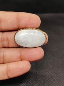 มูนสโตนทองเหลืองแบบร่องใหม่ล่าสุด คริสตัลสุดวิเศษสำหรับการบำบัด หินพลอยหลวมสำหรับเครื่องประดับ จี้แฟชั่น และเครื่องราง - Product Image 5