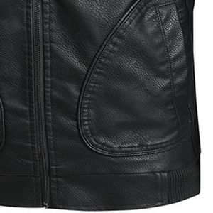 New Custom Design Men's Fashion Leather Jackets High quality Real Lather Sheepskin with <b>fur</b> <b>lined</b> Leather <b>Coat</b> for winter - Product Image 2