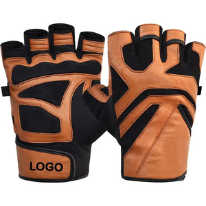 Gants d'entraînement imperméables en spandex à demi-doigts pour hommes et femmes, respirants, antidérapants, avec fermeture auto-agrippante, pour le badminton et le tennis - Product Image 3