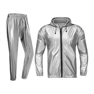 Traje de Sauna con Cierre, Chaqueta y Pantalones para Fisicoculturismo, Traje Adelgazante Mágico para Pérdida de Peso, Ropa Moldeadora, Trajes de Sauna de Último Diseño, Traje Ligero - Product Image 2