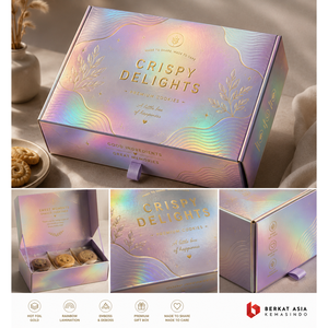 Coffret cadeau personnalisé, panier de collations croustillantes, OEM, MOQ 1000 pièces - Product Image 1