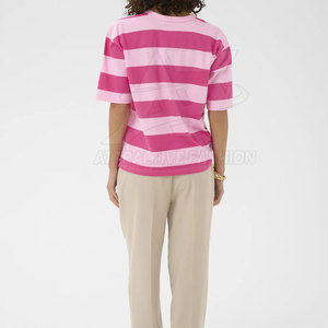 Camiseta Holgada de Diseño Moderno para Mujer, Material de Alta Calidad, Corte Holgado, Estilo Informal para Uso Diario - Product Image 4