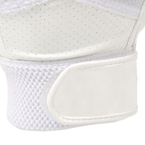 Gants de sport en cuir blanc, à doigts entiers, respirants, longueur poignet, avec fermeture Velcro - Product Image 3