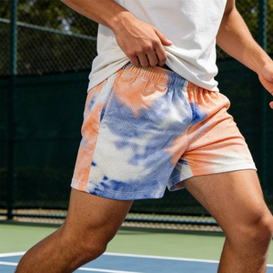 Nuevos Pantalones Cortos Deportivos Casuales de Verano Personalizados, Holgados, para Correr, de Algodón, Transpirables, de Secado Rápido, con Malla de Color Mixto - Product Image 4