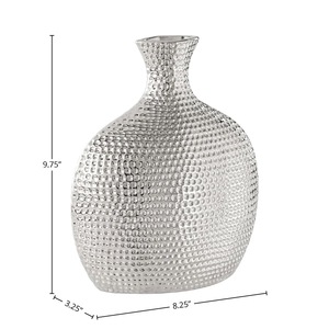 Premium Quality Metal Tabletop Flower <b>Vase</b> with Smooth Finish, Contemporary Interior Styling Piece - Product Image 2