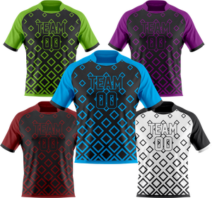 Maillot de football personnalisé pour hommes pour clubs et équipes, en maille respirante polyester/coton, séchage rapide, écologique, OEM - Product Image 1