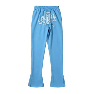 Pantalones Deportivos Casuales para Hombre, Estilo Jogger, con Diseño de Parches y Salpicaduras de Pintura, Pantalones de Lona con Efecto Apilado - Product Image 1
