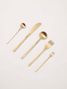 Ensemble de couverts en métal durable, de haute qualité, en acier inoxydable, fourchette, cuillère, couteau, pour la maison et les restaurants - Product Image 3