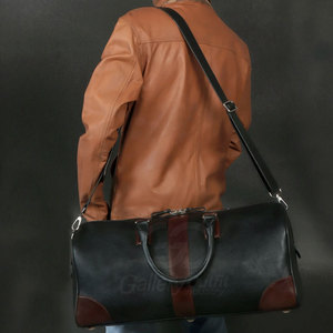 Business Travel Leather Duffle <b>Bag</b> Durable Large Capacity <b>Multi</b> <b>Compartment</b> Portable Outdoor Use Luggage <b>Bag</b> - Product Image 5