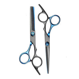 Stainless Steel Hair Scissor <b>Set</b> Hair Clipper <b>Razor</b> Thinning Cutting Hairdressing Scissors Barber Haircut - Product Image 5