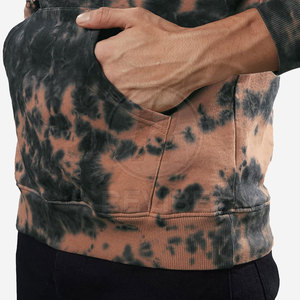 เสื้อฮู้ดดี้ผ้าฝ้าย 100% แห้งเร็ว ระบายอากาศดี ลายมัดย้อม สำหรับฤดูหนาว รับสกรีนโลโก้ คุณภาพสูง ผ้าฟลีซ สั่งผลิตขั้นต่ำน้อย - Product Image 6