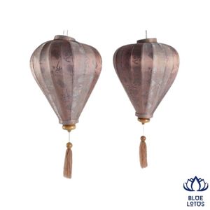 Lanterne en soie écologique et durable, fabriquée à la main, pliable, pour la décoration de fêtes et d'événements, vente en gros, disponible dès maintenant - Product Image 1
