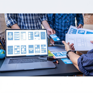 บริการออกแบบเว็บไซต์ UI UX ระดับมืออาชีพ: การวิจัยผู้ใช้ การสร้างโครงร่าง การสร้างต้นแบบ และอินเทอร์เฟซภาพแบบตอบสนองได้ - Product Image 3