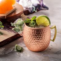 Taza Ayurvédica de Cobre Puro 100% de Excelente Calidad para Mejorar la Inmunidad, Libre de BPA, a Prueba de Fugas, Portátil, Disponible al por Mayor