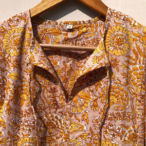 Vestido de Gasa con Estampado Floral en Algodón, Cuello Profundo, Midi, Directo del Mayorista, Ropa de Dormir para Mujer al Mejor Precio - Product Image 1