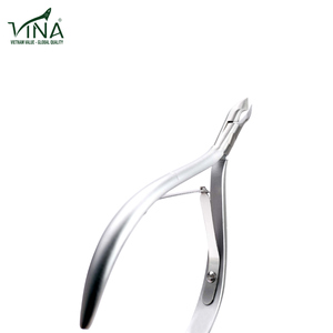 Alicate para Cutículas Profesional Vietnam Nipper VNC-07, Acero Inoxidable, Acabado Gris Mate, con Filo de Corte Afilado - Product Image 3