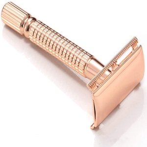 Double Edge Shaving <b>Razor</b> Stainless Steel Safety <b>Razor</b> Reusable Manual Beard <b>Razor</b> For <b>Men</b> Professional Wet Shaving Tool - Product Image 1