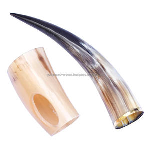 Cuerno de Bebedero de Cuerno de Búfalo Natural Estilo Vikingo Hecho a Mano de Alta Calidad y Duradero con Soporte, Logotipo Personalizable, Regalo Empresarial - Product Image 6