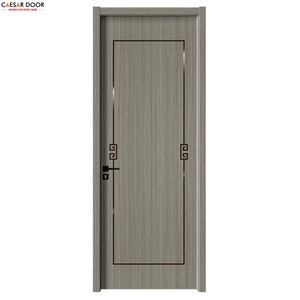 Elegante Puerta de Madera MDF con Patrones Sencillos, Estilo Rústico, Insonorizada, Aislante Térmico, Reducción de Ruido, Resistente al Agua - Product Image 2