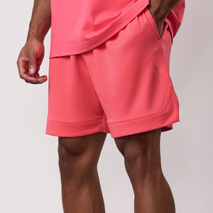 Short de sport personnalisé avec logo pour homme – Short de jogging, de natation ou de plage en maille respirante pour l'été - Product Image 1