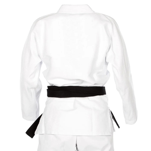 Uniforme de Jiu Jitsu OEM de Alta Calidad, Kimono Blanco Liso de Tejido Perla, Preencogido, para Entrenamiento de Artes Marciales y Grappling - Product Image 5