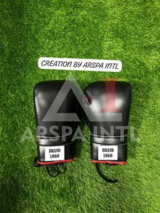 Gants de boxe professionnels en cuir de vachette véritable, style Winning, noir et rouge, équipement de combat, gants de sparring - Product Image 5