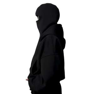 Sweat à capuche de ski Techwear personnalisé avec cagoule intégrée, en polaire thermique oversize, style streetwear, pour homme, modèle Shiesty, veste d'hiver - Product Image 4