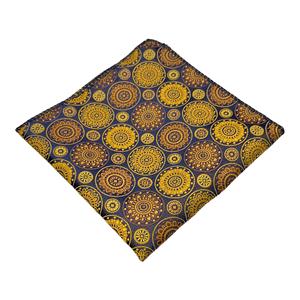 Luxury Blue Mandala Tie and Pocket <b>Square</b> Combo for Men | Premium Designer Formal <b>Set</b> | Stylish Wedding Party Business Accessor - Product Image 5
