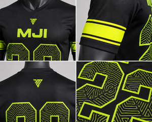 เสื้อฟุตบอลทีมชายแบบสั่งทำพิเศษ ดีไซน์ใหม่ ปี 2025 ผลิตจากโพลีเอสเตอร์ 100% สำหรับฝึกซ้อมและแข่งขัน สไตล์วินเทจ - Product Image 4