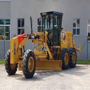 Niveleuse CAT 140K d'occasion, Niveleuse à moteur Caterpillar d'origine, Matériel de construction d'occasion 140H 140K en stock à Shanghai - Product Image 2