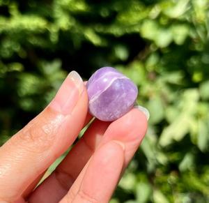 Piedra Semipreciosa Artesanal de Ágata Muntaha Pulida a Mano, Lepidolita Natural, Ecológica, Metafísica, de Alta Calidad, Espiritual - Product Image 4